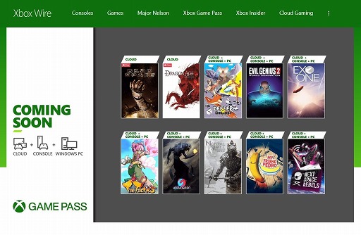 Xbox Game Passβإ塼뤬ˡDead SpaceפDragon AgeOriginsפۿ