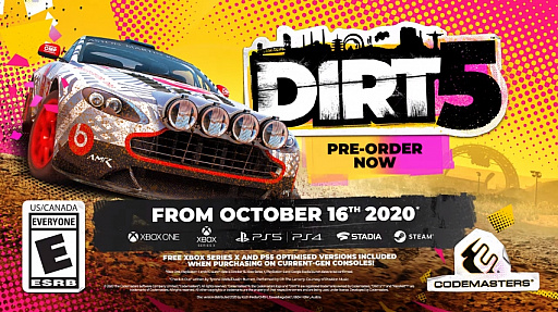 Dirt 5סͳͷӾ륯ꥨȥ⡼ɤξҲȥ쥤顼PC / PS4 / Xbox OneǤ1016ȯ