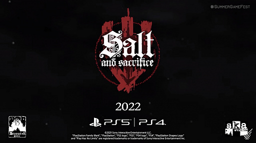 Salt and SanctuaryפηѤSalt and SacrificeפPS5 / PS42022ǯ꡼ȯɽ