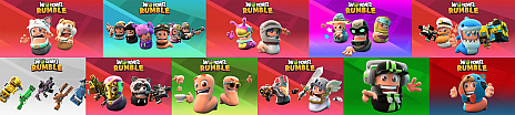 #008Υͥ/Worms RumbleפSwitch / XboxץåȥեǤȯ䡣PC / PS5 / PS4Ǥƺ32ͤǽ
