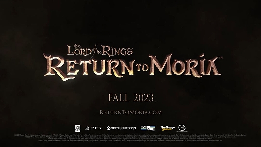 The Lord of the Rings: Return to Moriaפ2023ǯ꡼ץ쥤Ͽǿȥ쥤顼