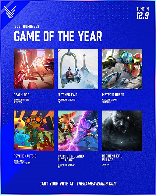 #002Υͥ/The Game Awards 2021פΥΥߥ͡ȺʤȯɽGame of the Yearϡȥȥ ɥåɡɤȥХϥɡåɤʤ6ȥ